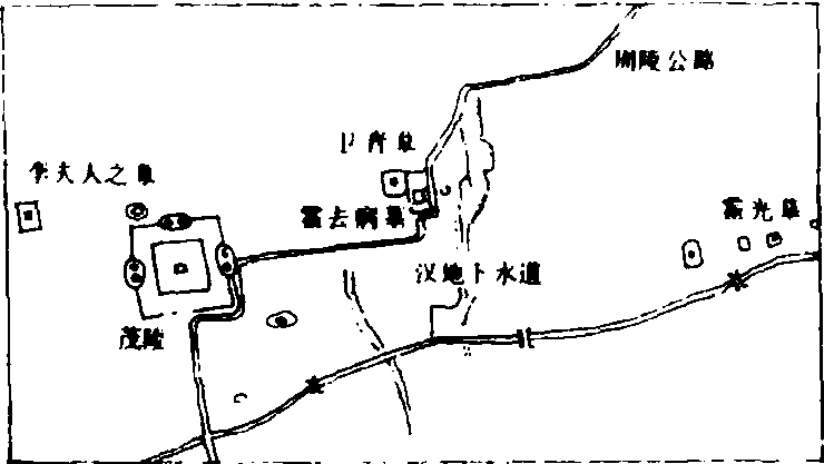 茂陵陪葬墓分布图图片