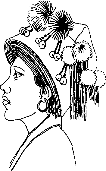 瑶族帽子简笔画图片