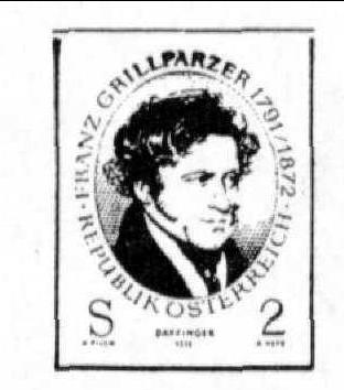 1972.1.21. 诗人弗郎茨·格里尔帕策尔逝世100周年