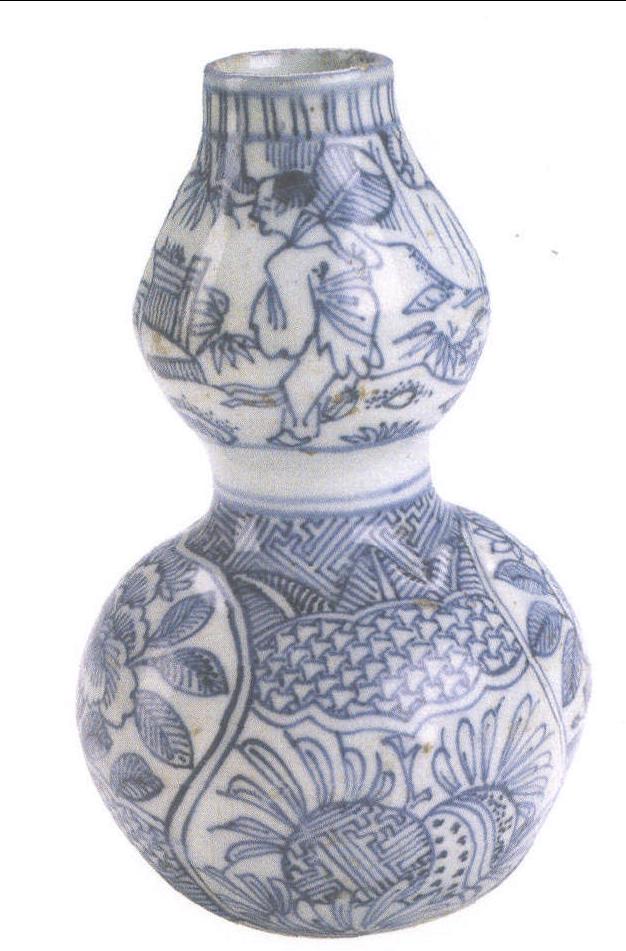 明·青花瓷葫芦瓶