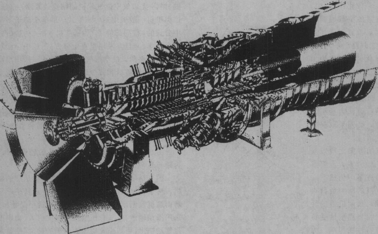 燃气轮机总体结构