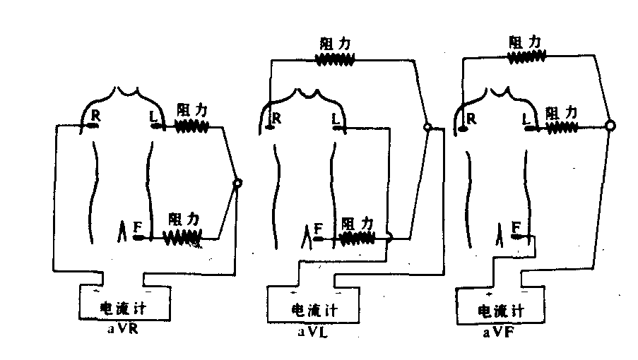 加压单极肢体导联