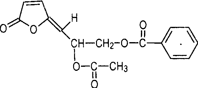 (4Z)-6乙酰氧基-7-苯甲酰氧基-2，4-庚二烯-4-內(nèi)酯