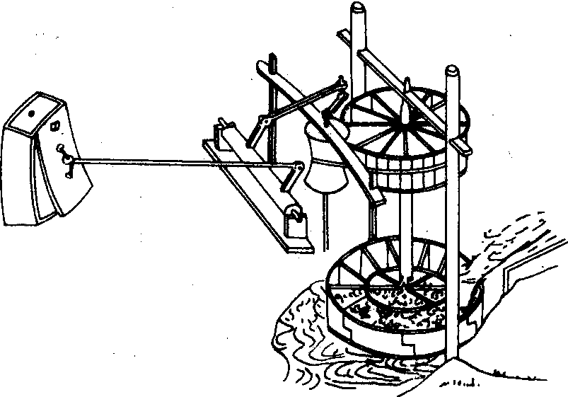 杜诗发明了水力鼓风机图片