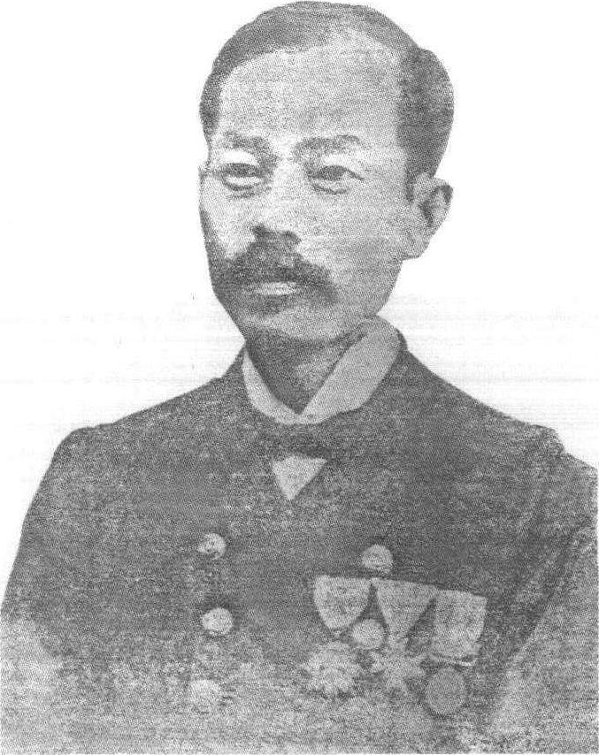 在攻占大沽北炮台战斗中被清军击毙的日本海军陆战队服部雄吉上校。