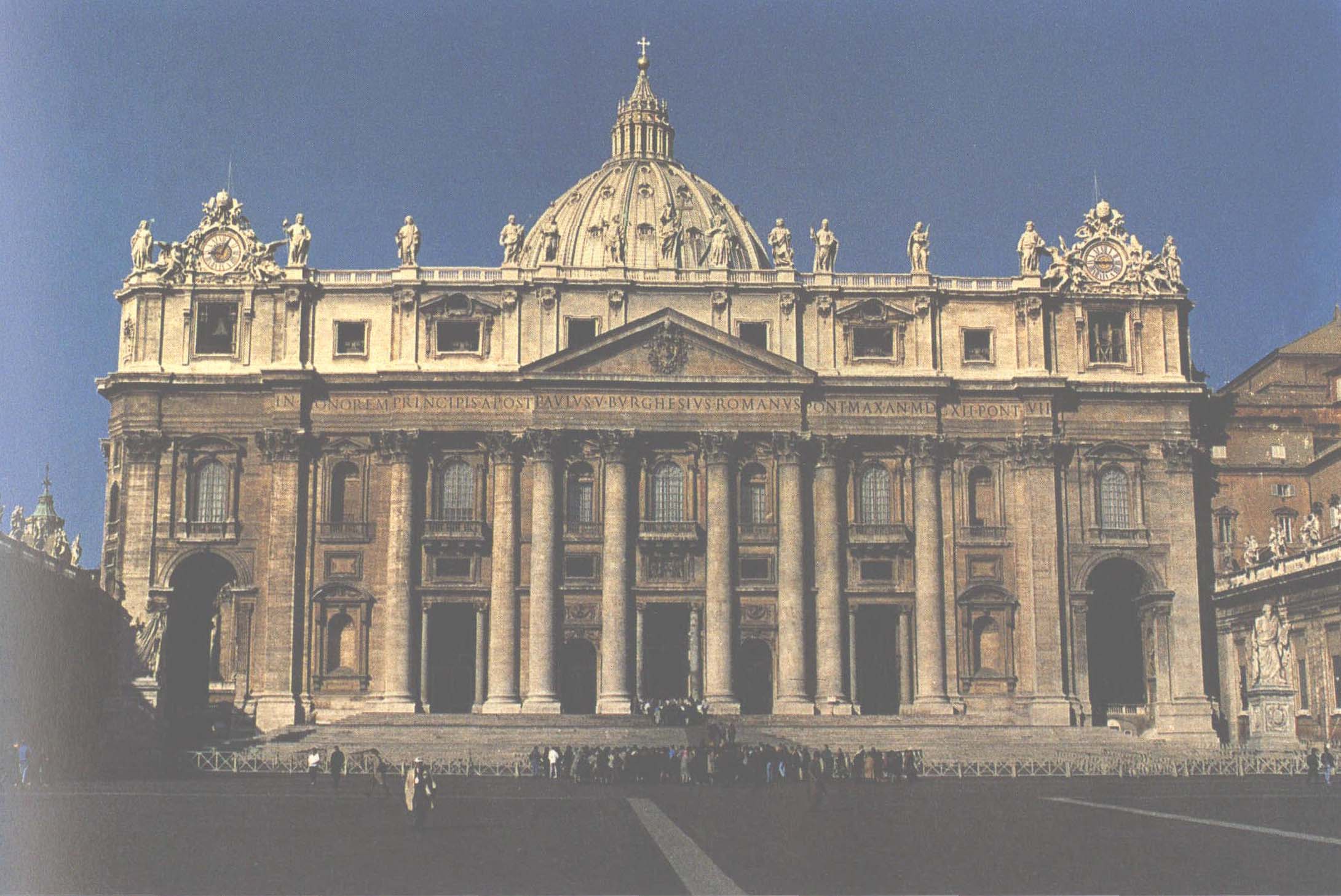 22罗马圣彼得大教堂和圣彼得广 场，梵蒂冈