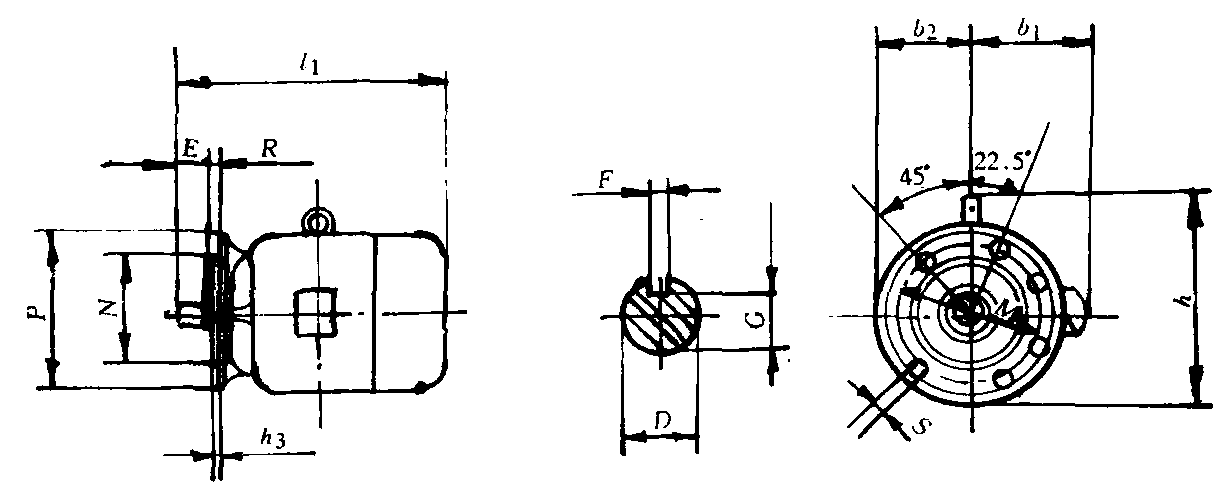 1.3.4 J2、JO2系列小型三相異步電動(dòng)機(jī)