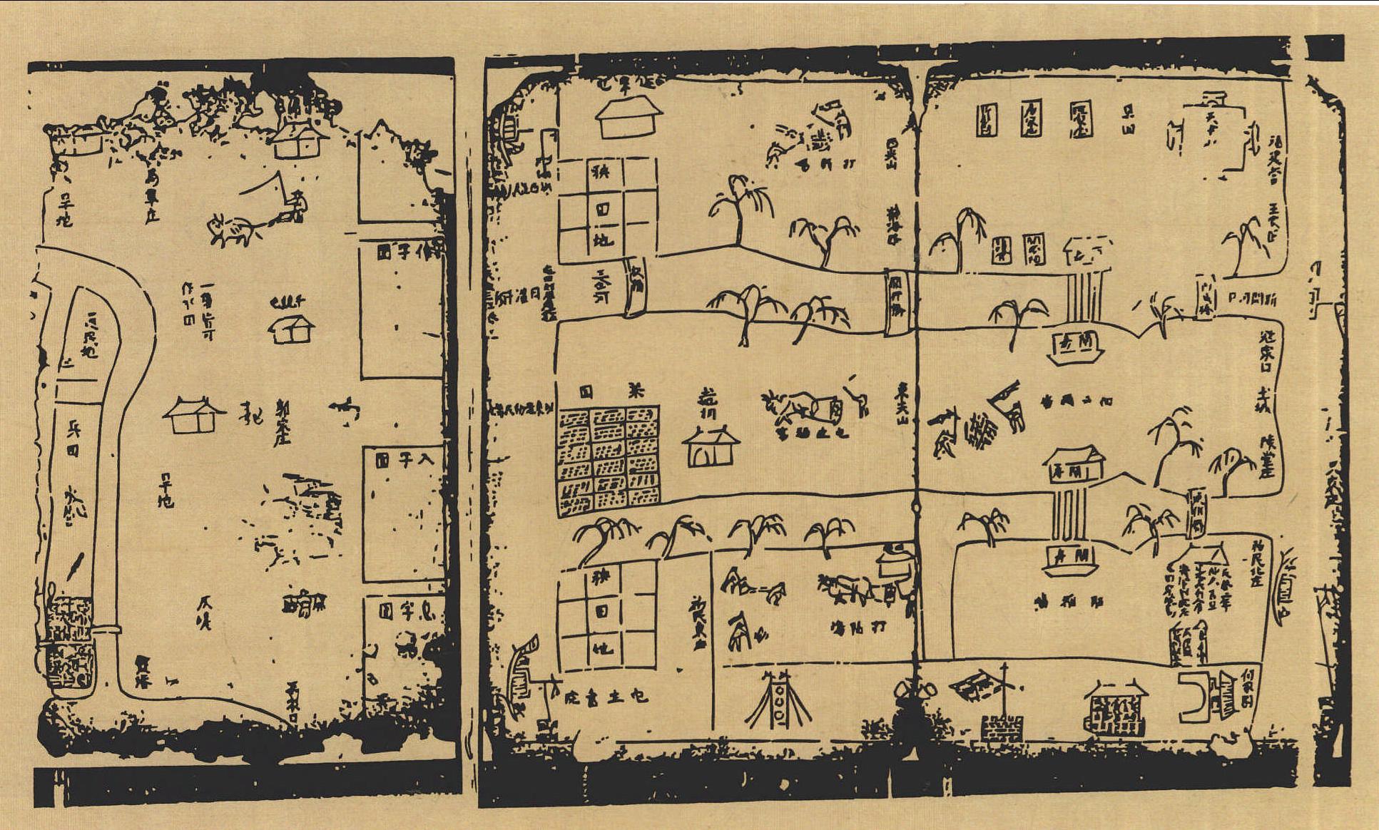 18.明末天津卫屯垦图(局部)