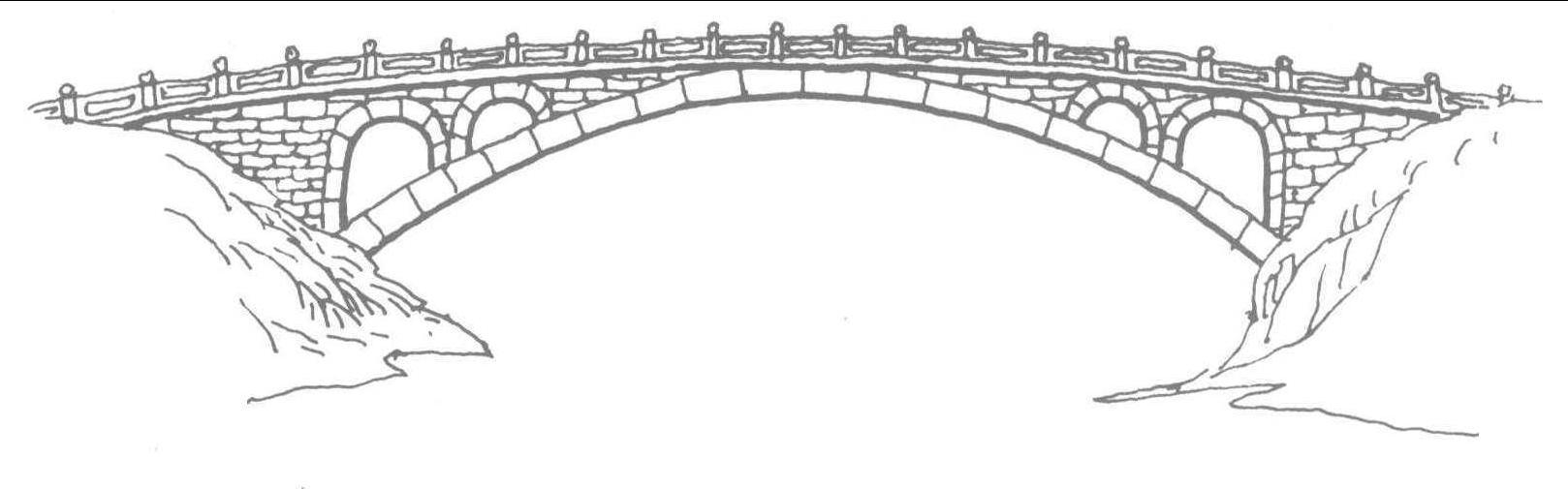 75 古代桥梁——空腹石拱桥 (河北赵县安济桥)