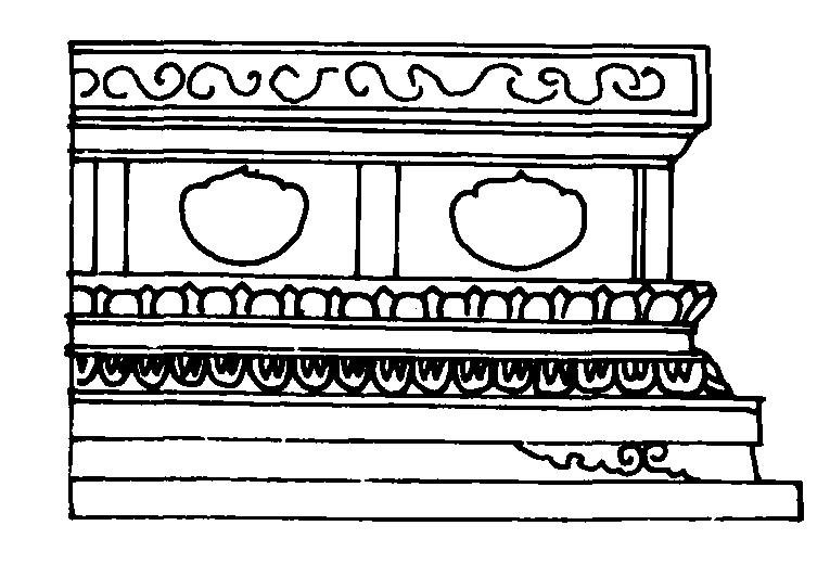 209 宋代《營造法式》須彌座上的蓮花圖案