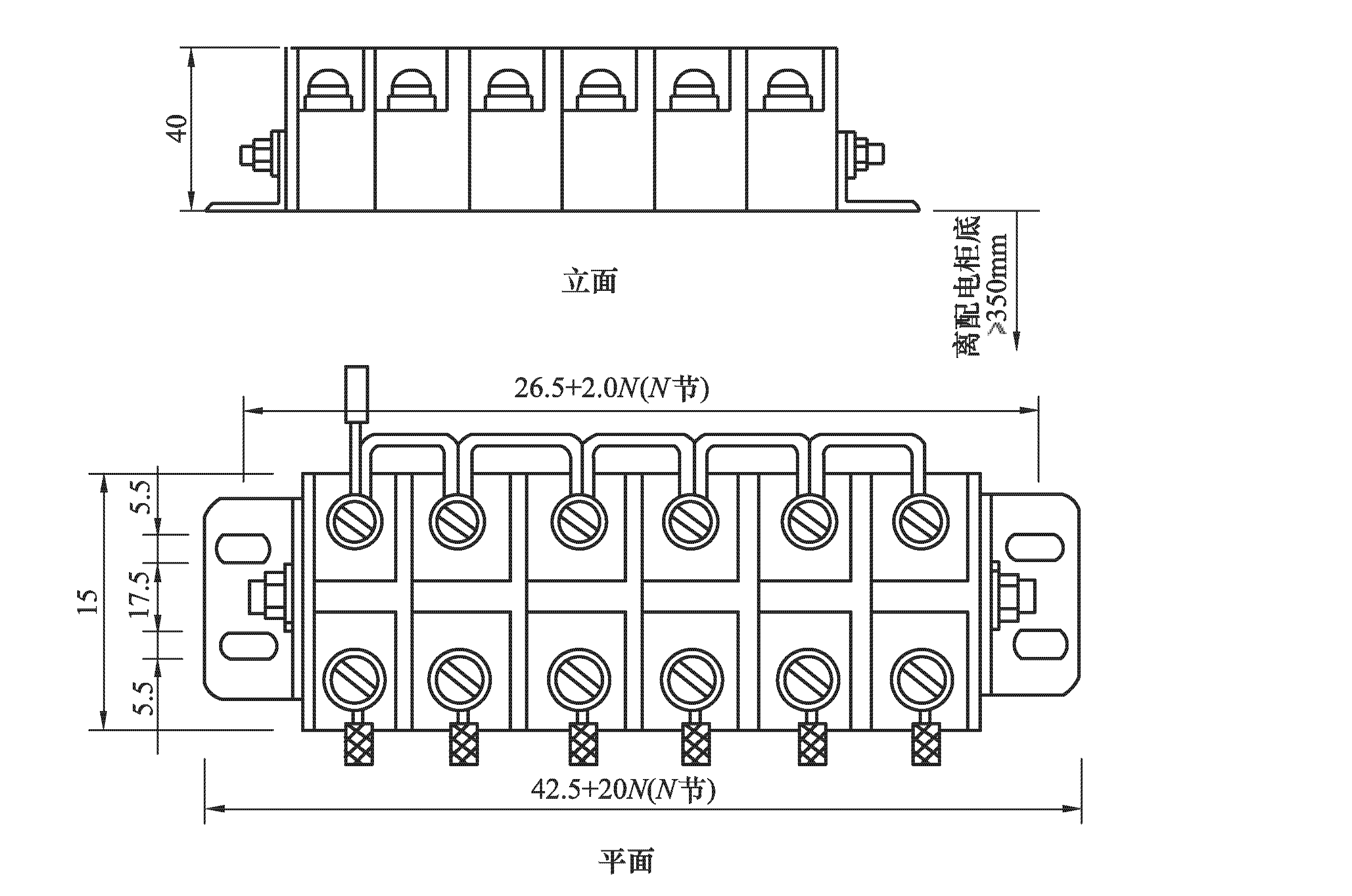 4.3　配電柜(箱、盤)電器安裝