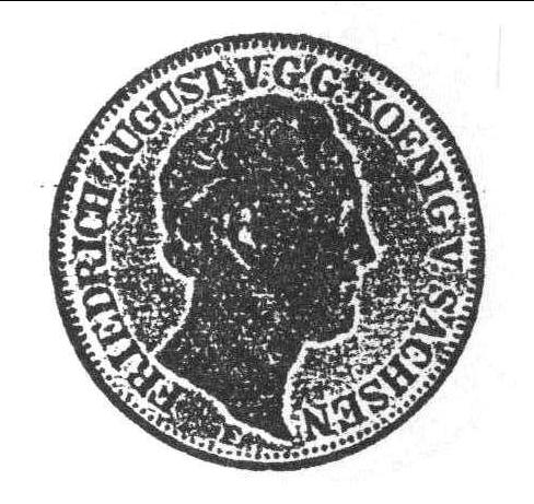 1938 德國弗烈德利克·奥古斯特壹泰勒銀幣