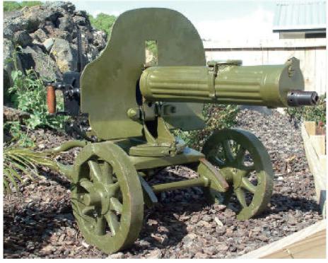 1910俄军马克沁机枪