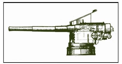 江南制造局甲午战争后生产的150毫米速射炮