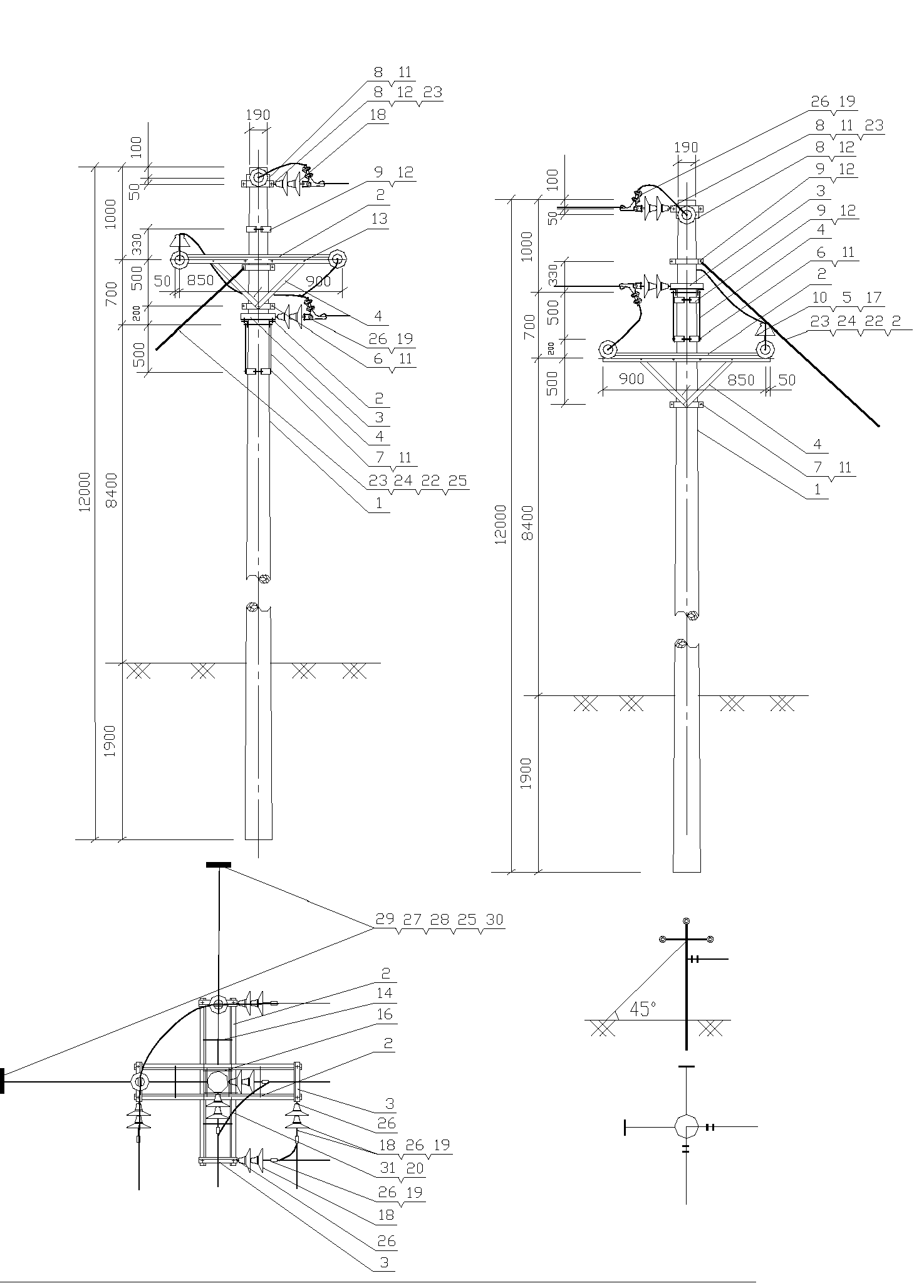 2.1.6 转角杆