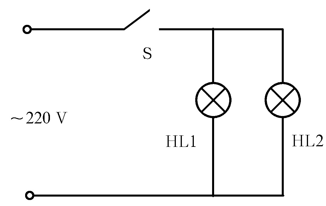 第3節(jié)　兩燈一開關(guān)燈泡并聯(lián)照明電路