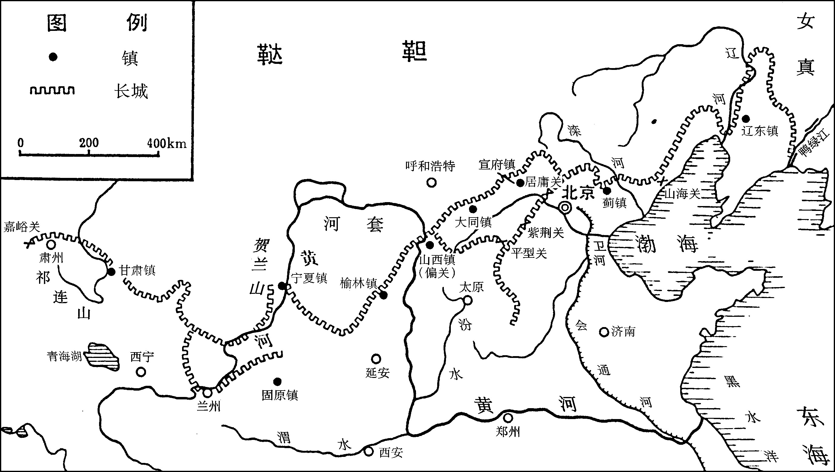 古长城地理位置图片