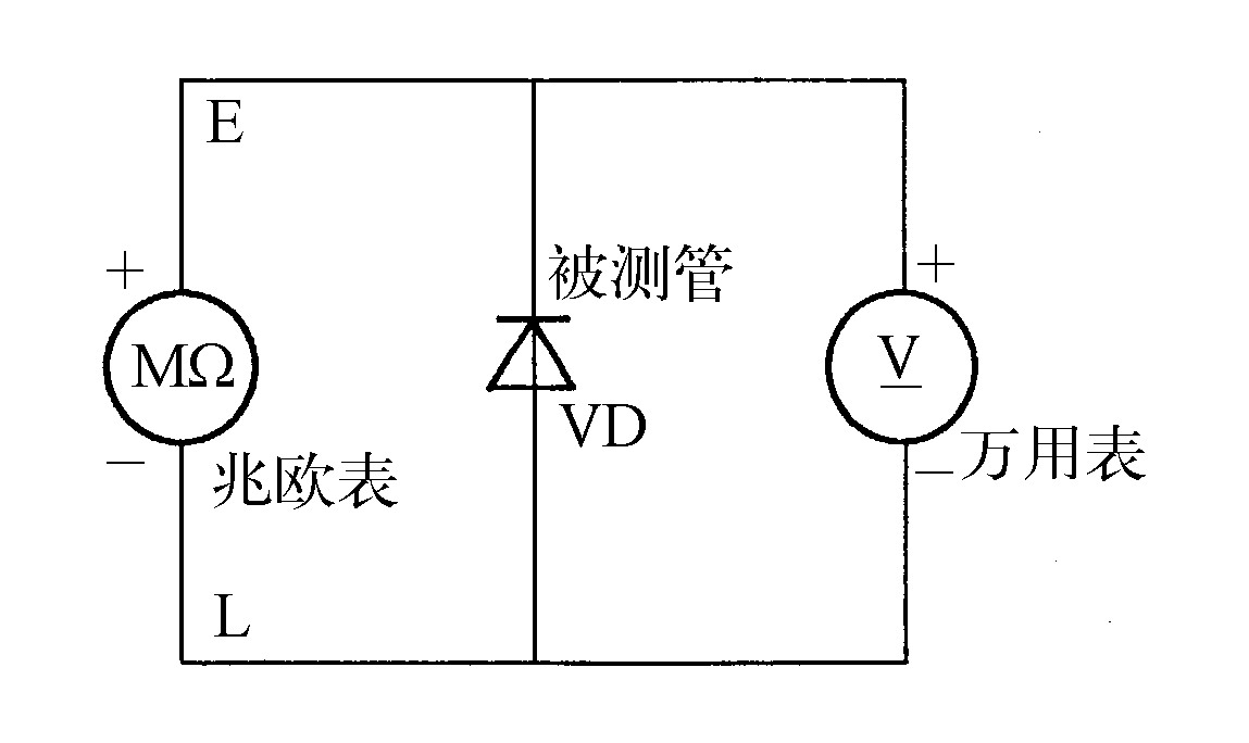 四、万用表检测二极管