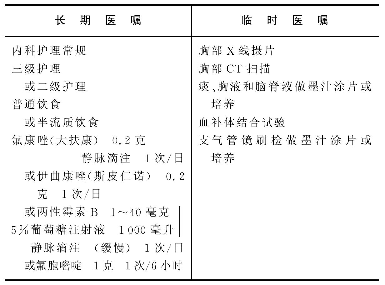 肺隱球菌病