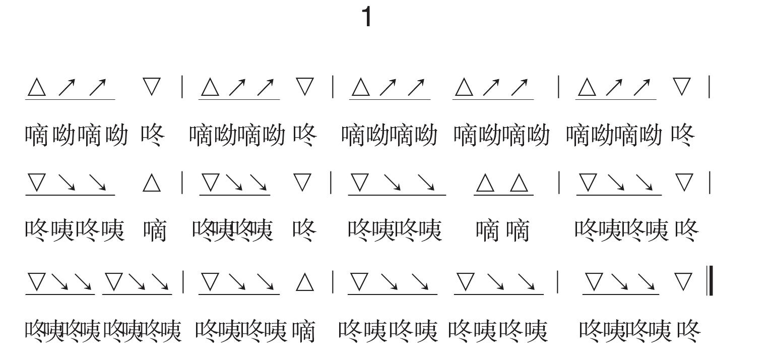 第四节 各谱号发音方法的基本练习