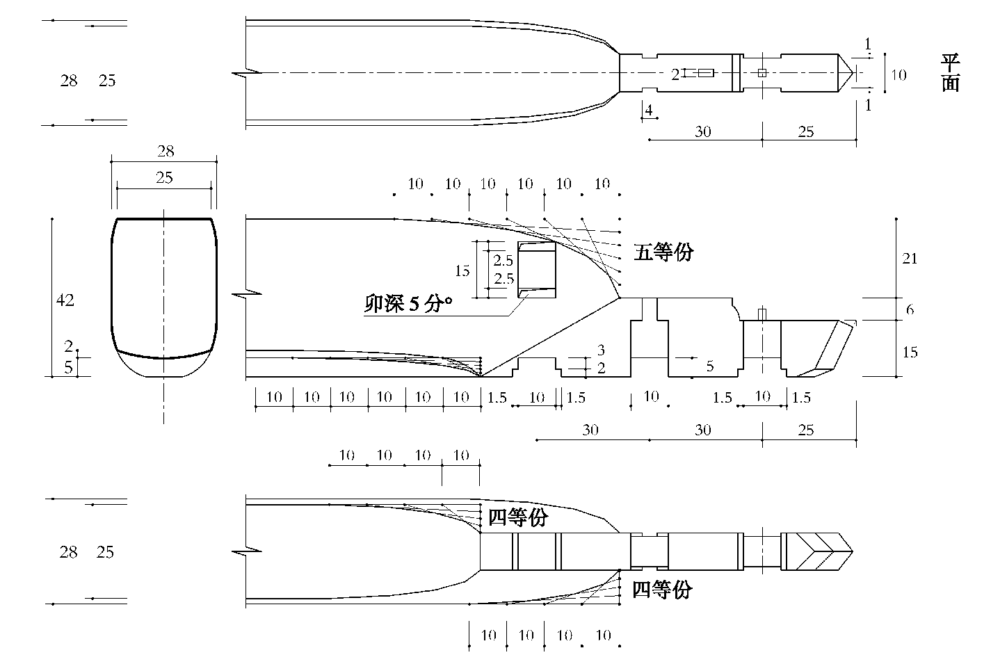 三、四鋪?zhàn)鞑灏褐^鋪?zhàn)鲌D樣九