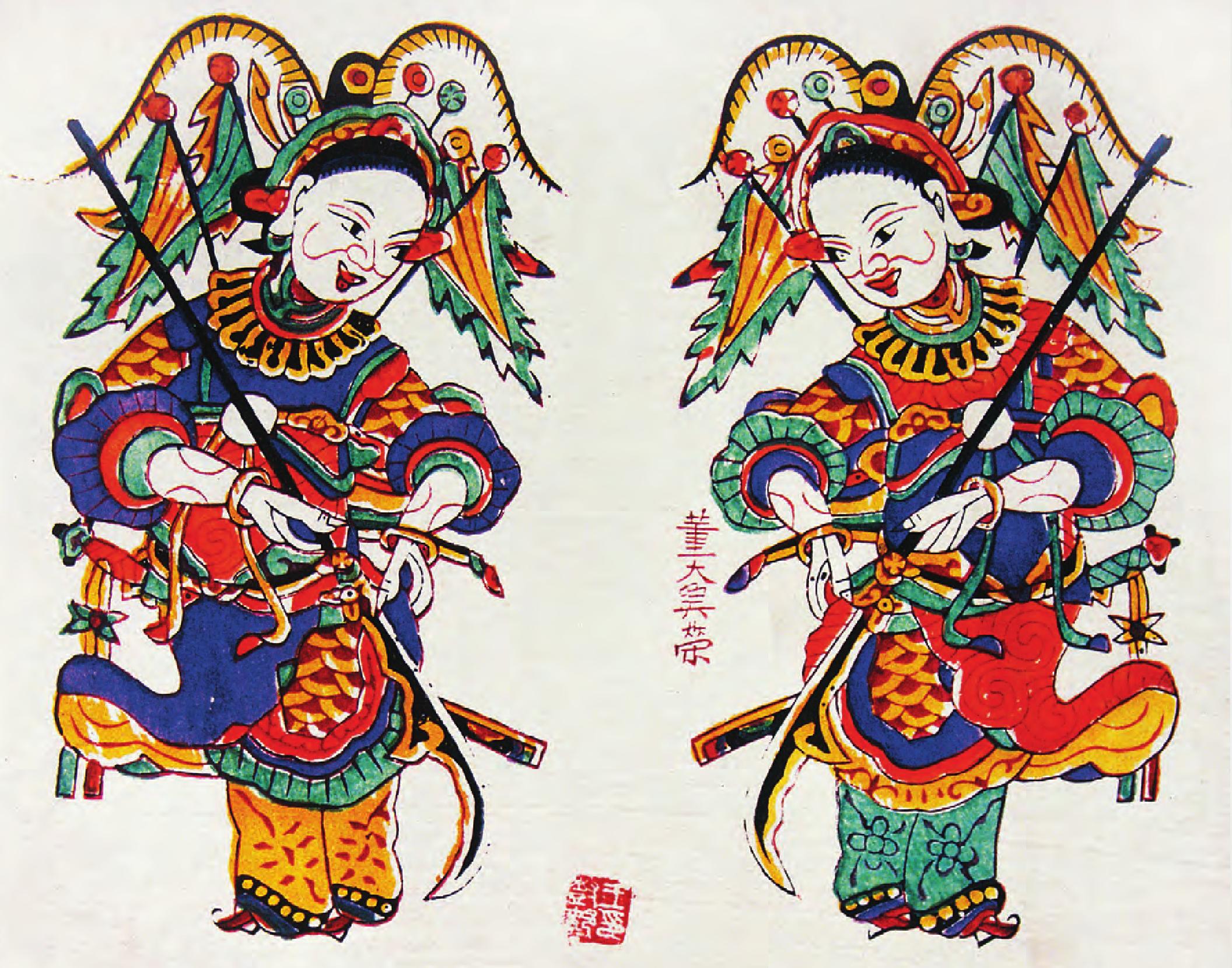 最美中国年画古代图片