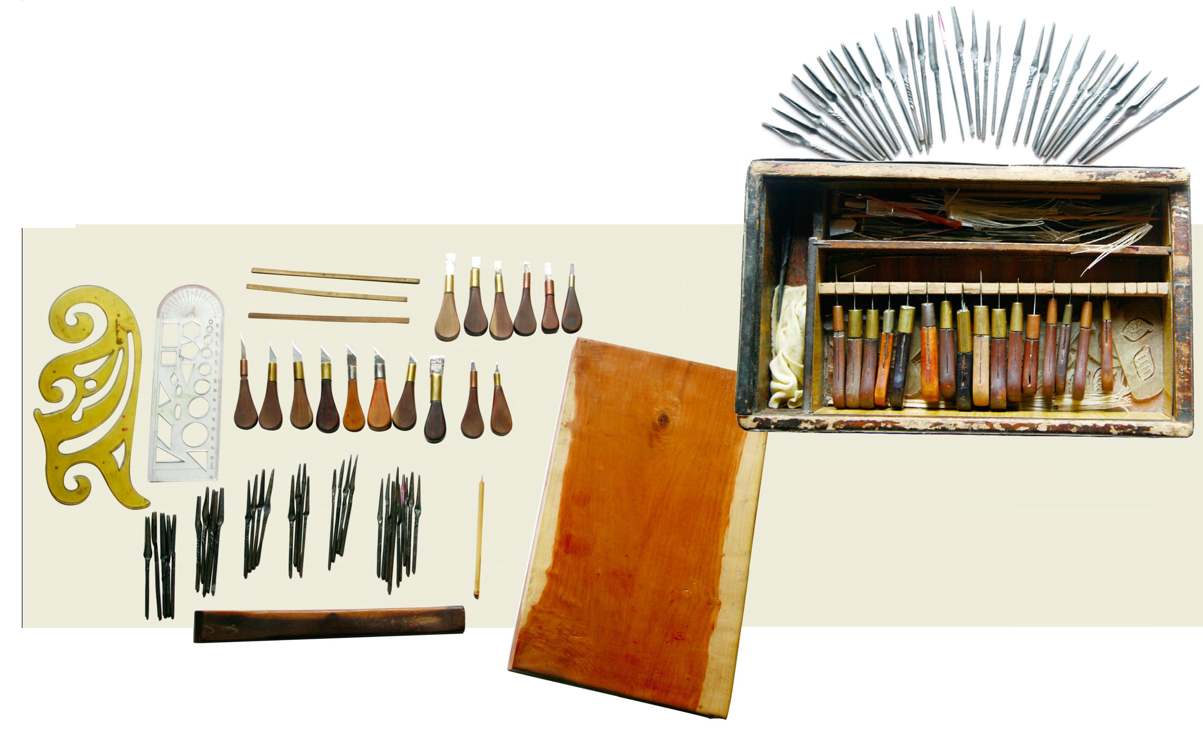 皮影的制作工具与工艺流程