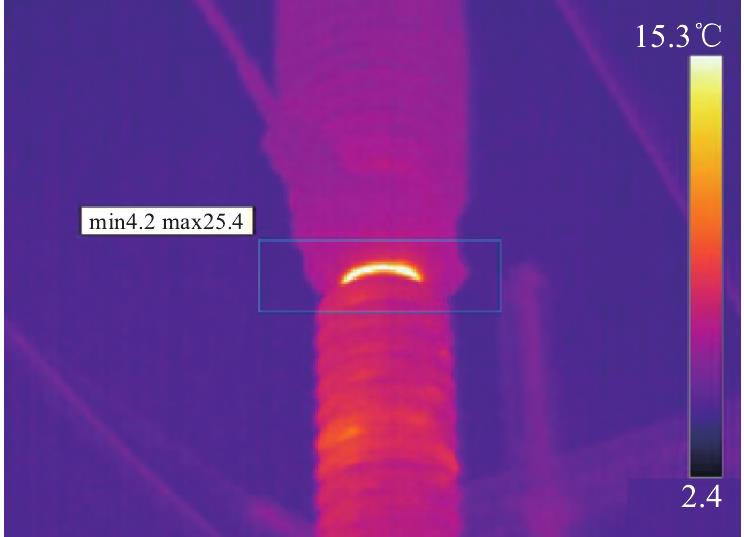 案例1 220kV断路器B、C相中间法兰处温度异常