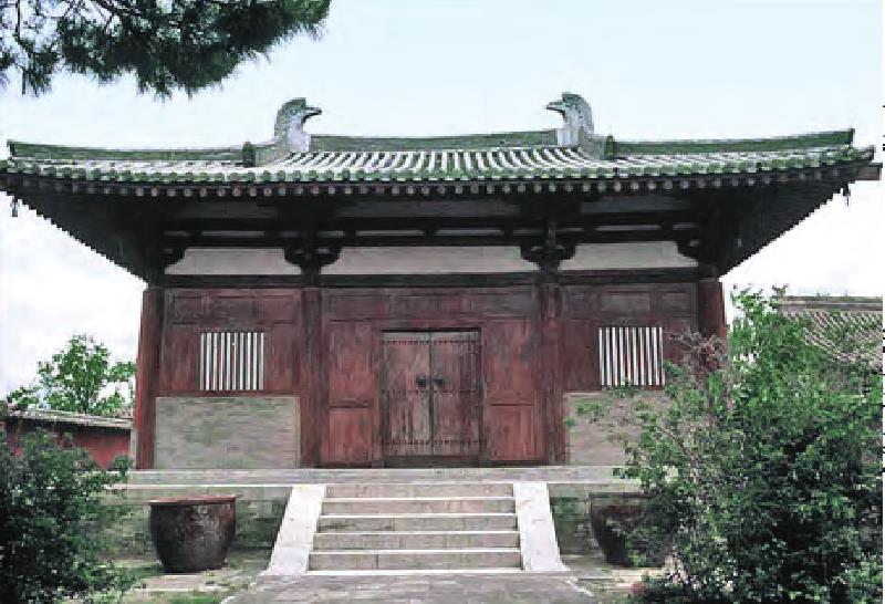 2.山西五臺(tái)山南禪寺大殿