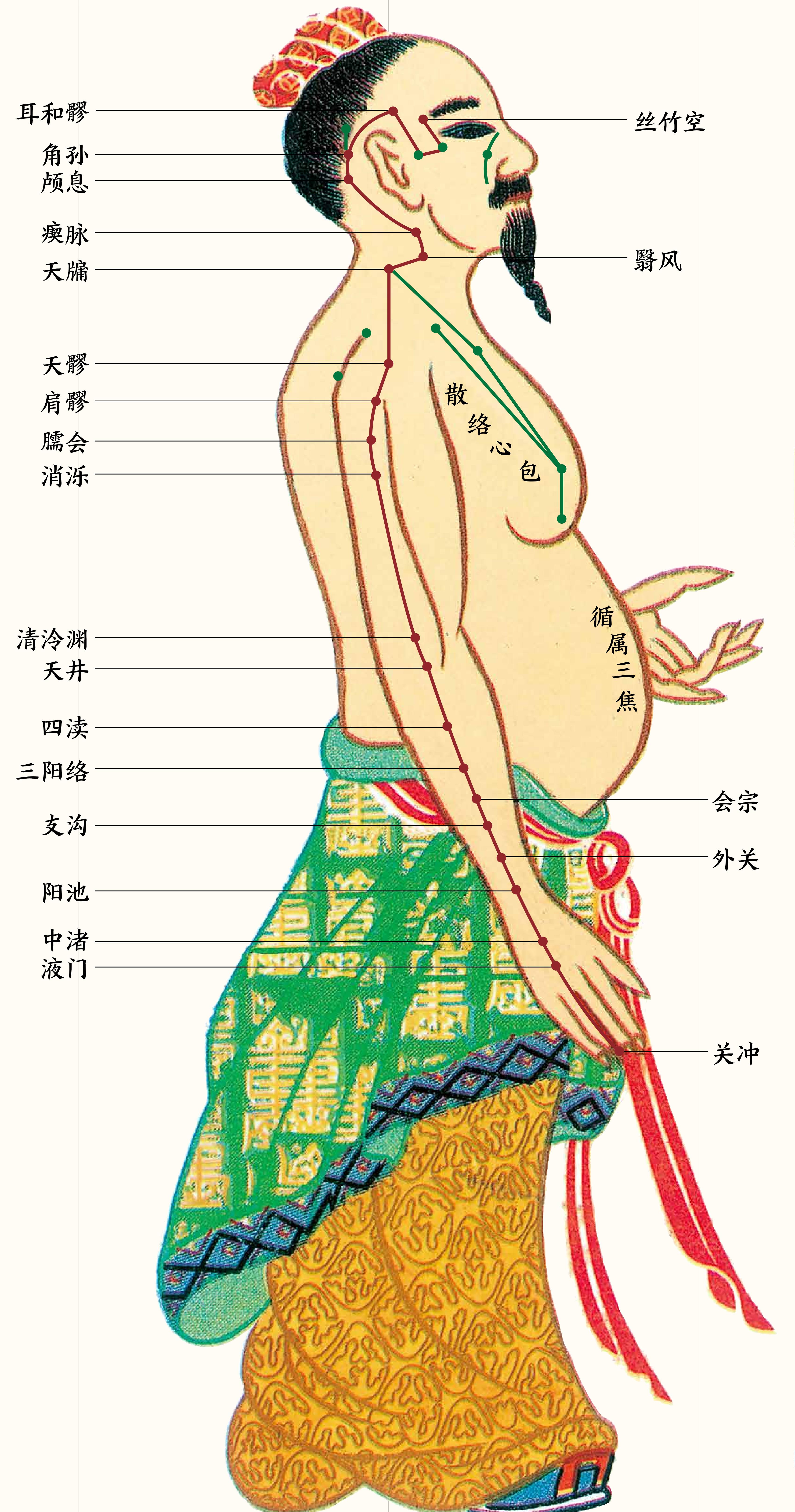 手少陽三焦經