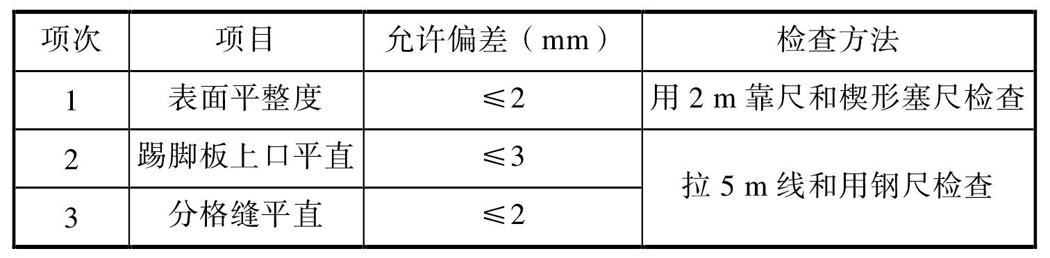 5.8 自流平面層