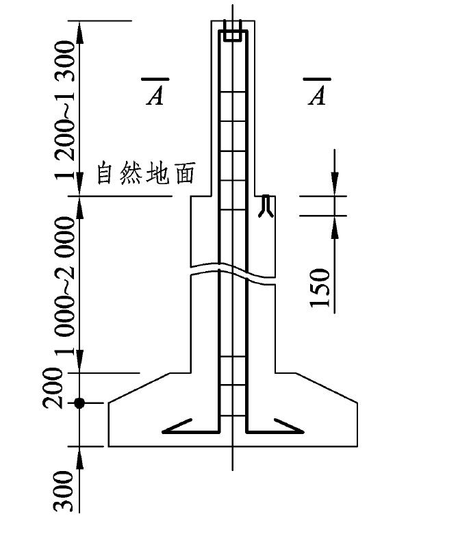 附录C 变形监测观测墩制作规格