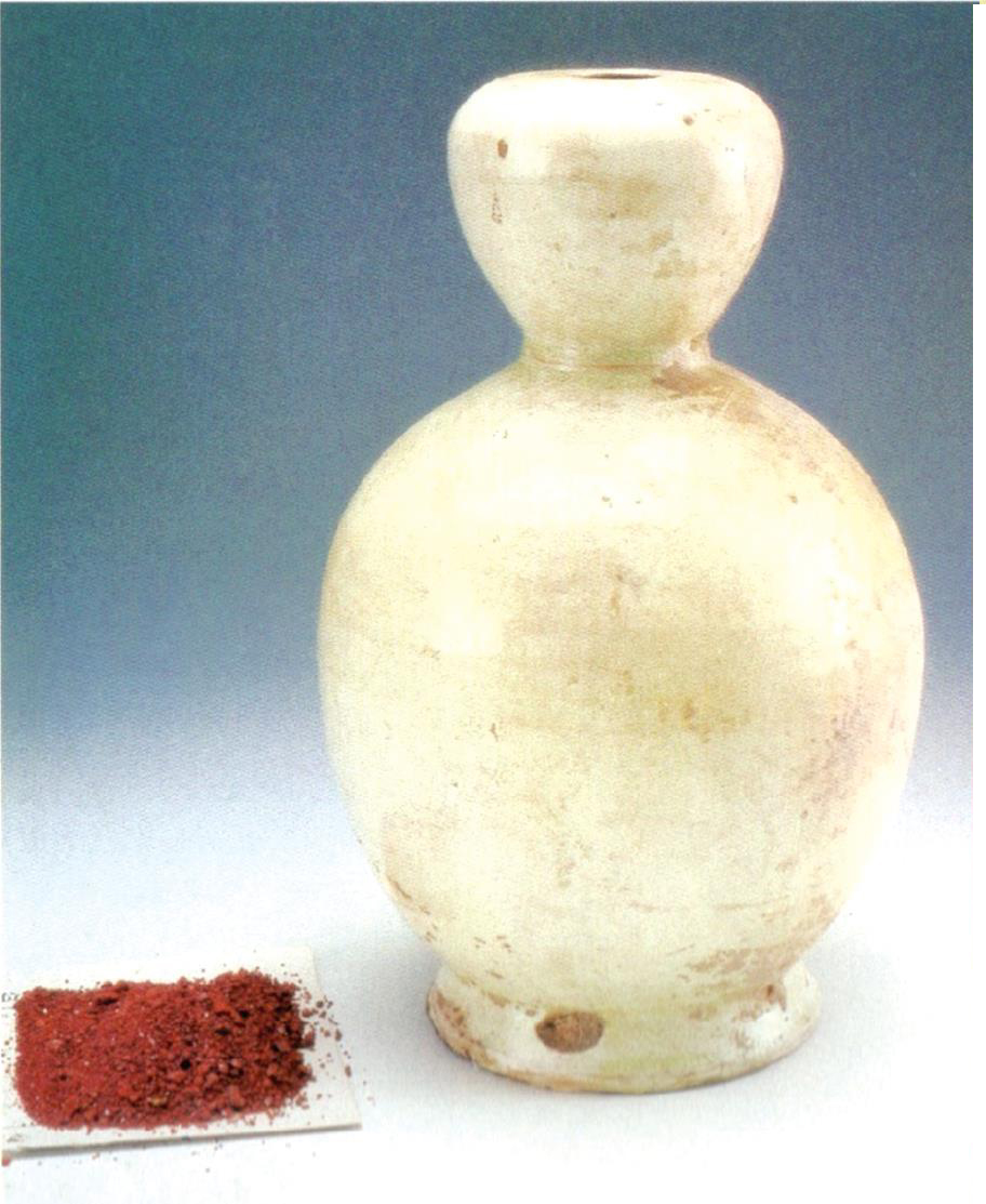 白釉葫蘆瓶