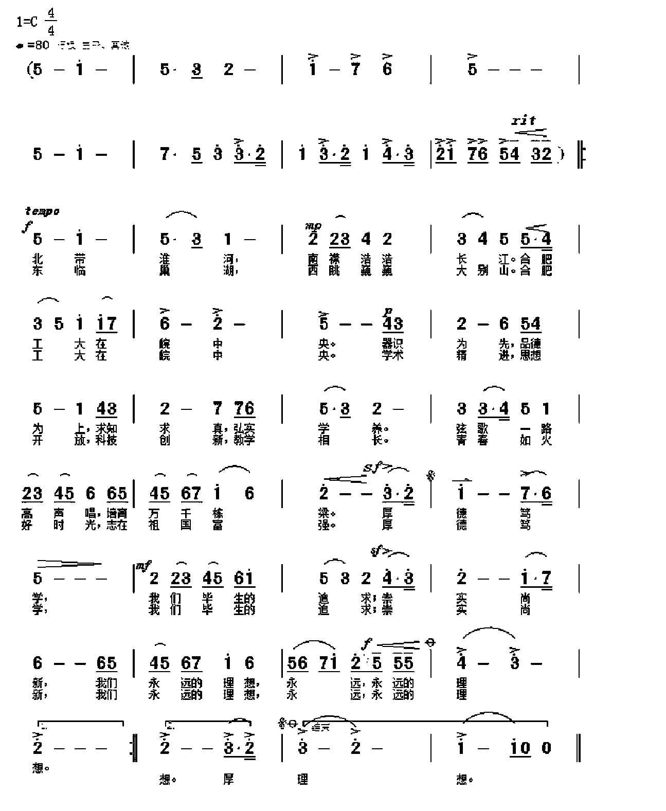 合肥工業(yè)大學(xué)校訓(xùn)、校徽、校歌