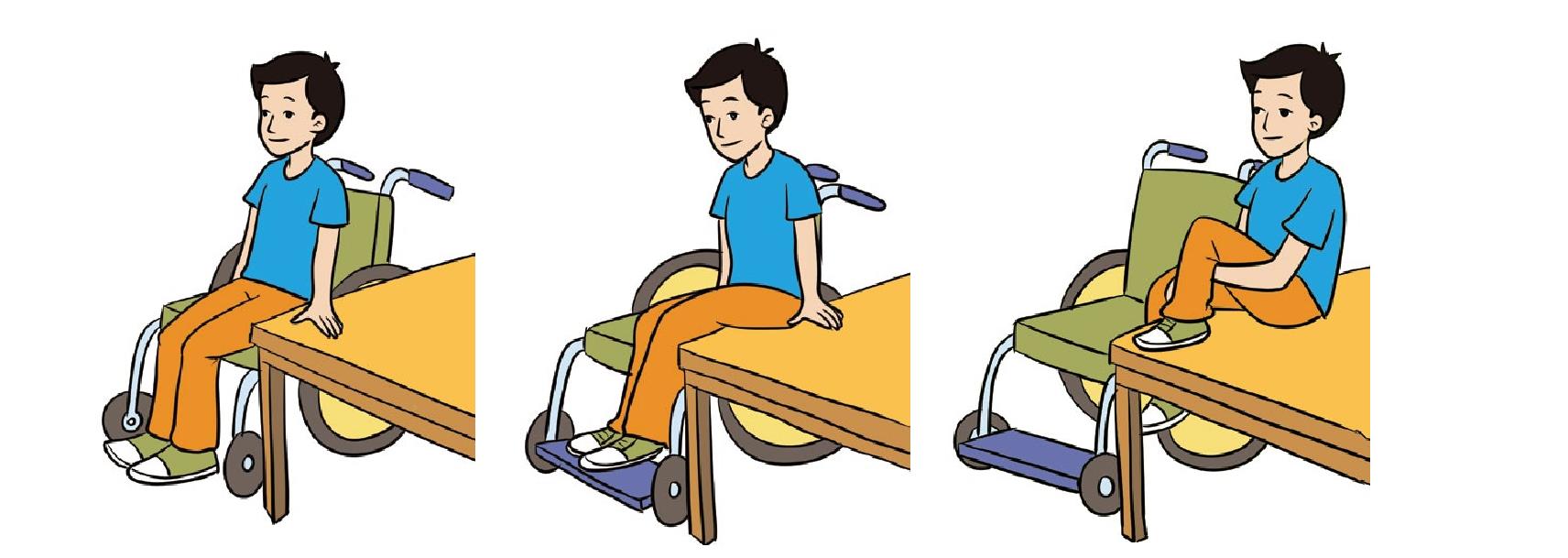床和轮椅之间的转移