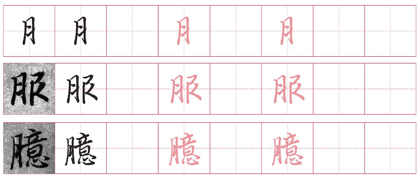 月字旁